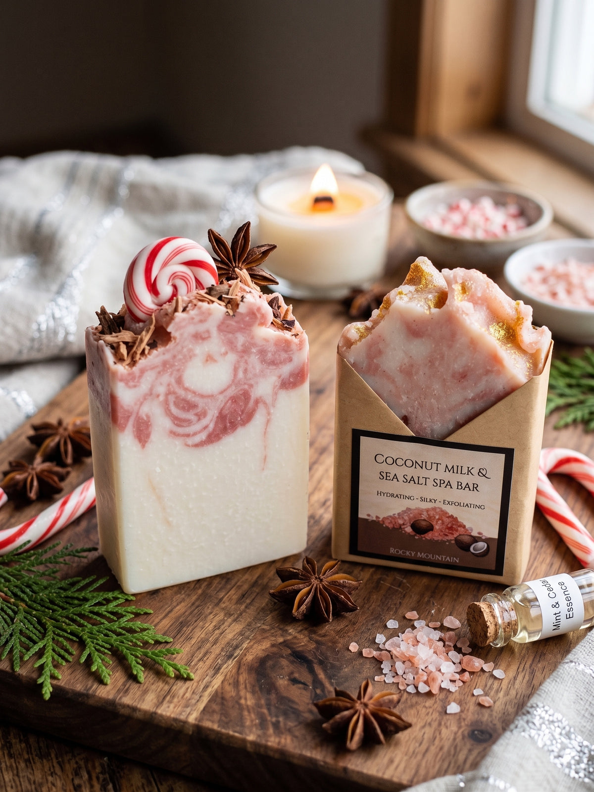 Coconut Milk and Sea Salt Bar