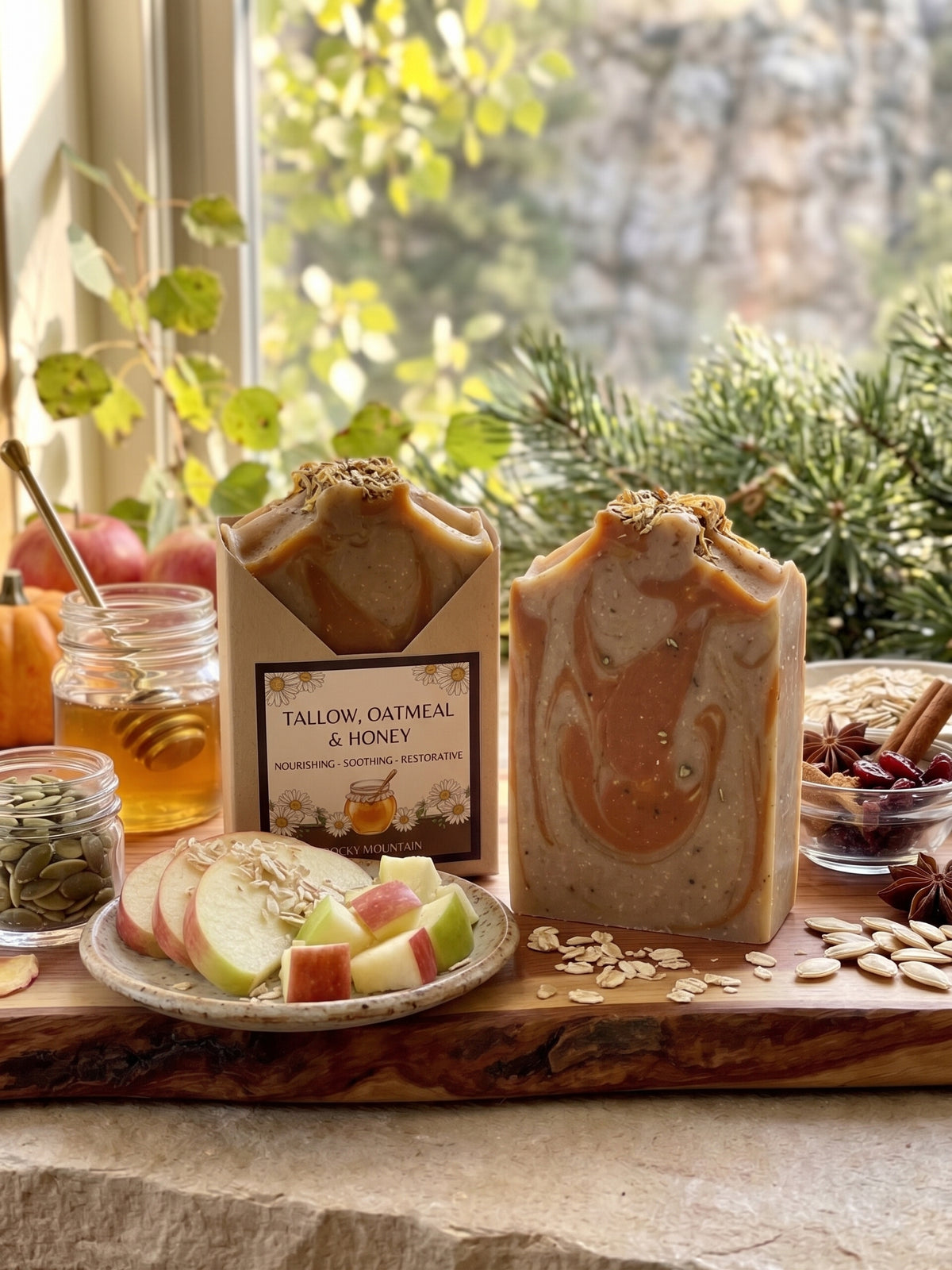 Tallow, Oatmeal and Honey Soap