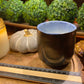 Handcrafted, Wheel-Thrown Container Candle- Medium Blue/Black Raven Vessel- 9oz Luxury, Long-Burning Soy Wax- Phthalate Free Fragrance