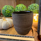 Handcrafted, Wheel-Thrown Container Candle- Medium Black Vessel, Stoneware Design- 10.5oz Luxury, Long-Burning Soy Wax- Phthalate Free Fragrance