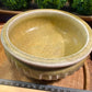 Handcrafted, Wheel-Thrown Container Candle- Large Vessel Cream/Yellow Textured Bowl- 21oz Luxury, Long-Burning Soy Wax- Phthalate Free Fragrance