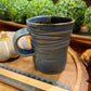 Handcrafted, Wheel-Thrown Container Candle- Small, Sky-Blue, Vessel-Mug- 9oz Luxury, Long-Burning Soy Wax- Phthalate Free Fragrance